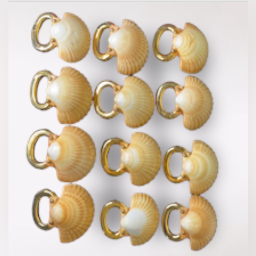 Seeshell napkin rings 12